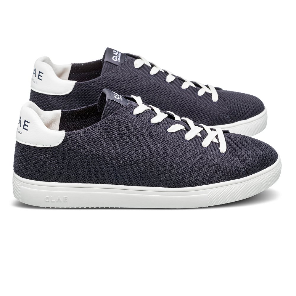 CLAE BRADLEY KNIT Shoes Womens USA637-B01 In Navy White